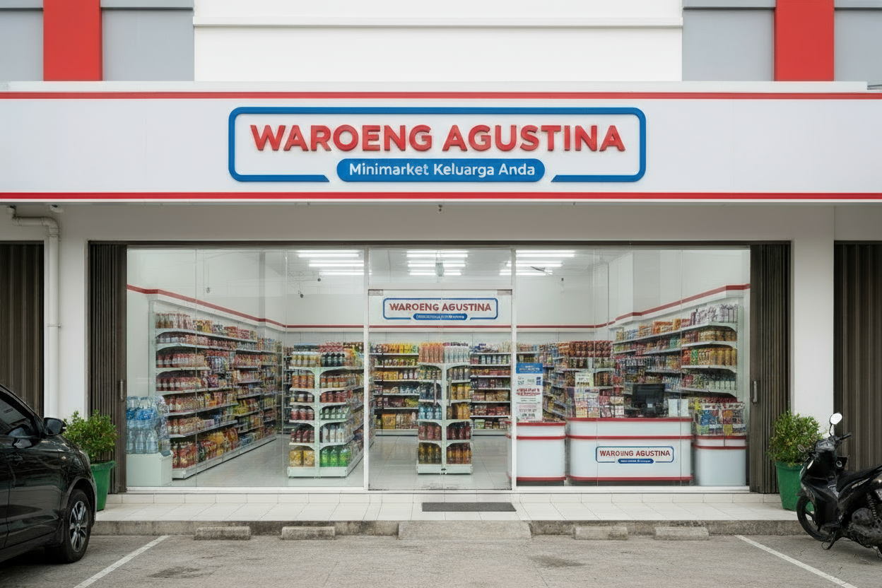 indomaret maar met de naam waroeng agustina